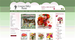 Desktop Screenshot of geneseevalleyflorist.com